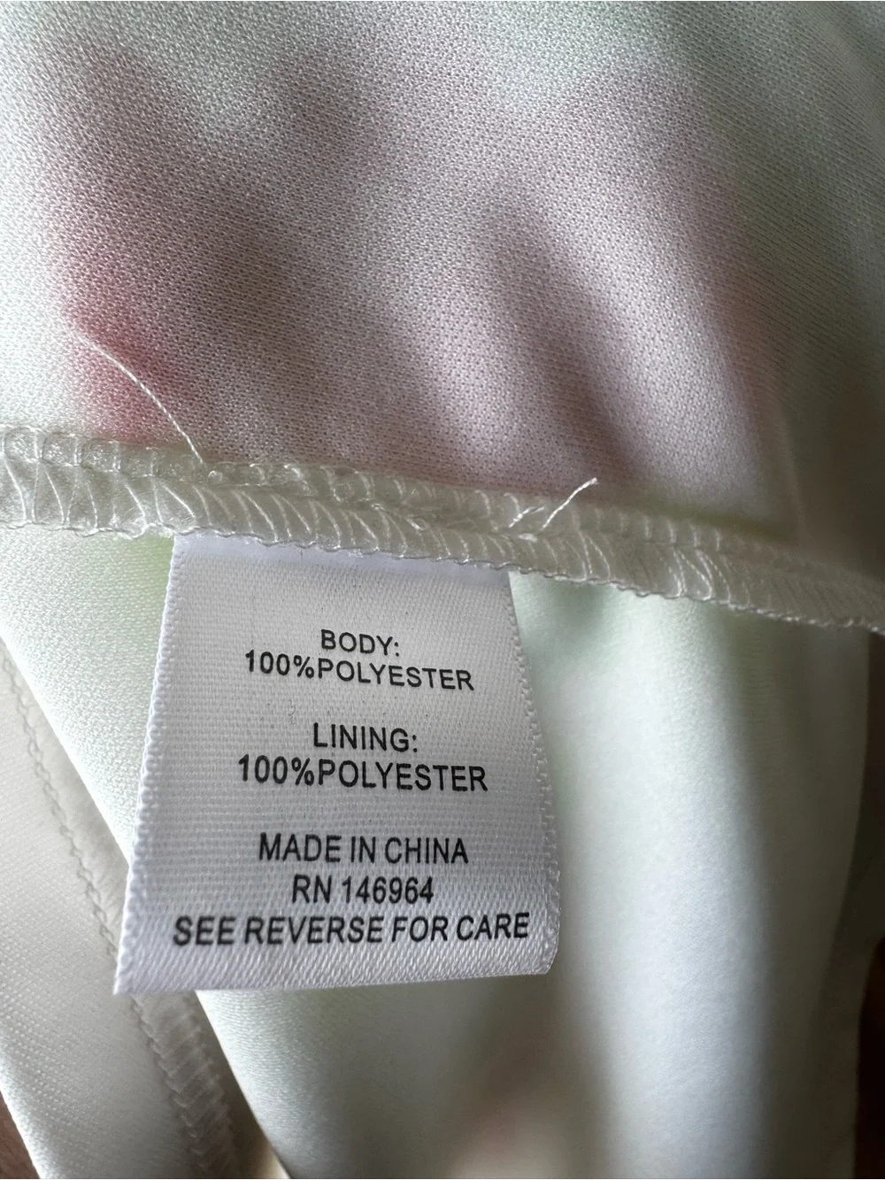 Robbie Bee White Dress with Pink & Lime Floral Accents - Picture 8 of 8